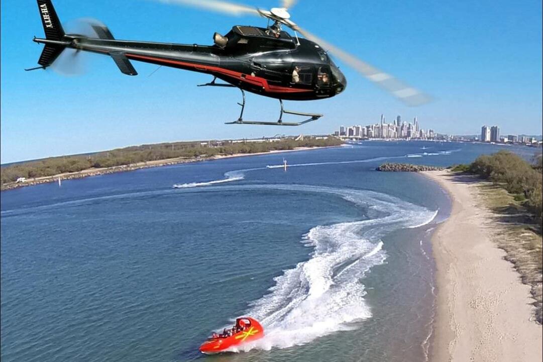 Jet Boat Ride and Helicopter Flight, Child Gold Coast QLD