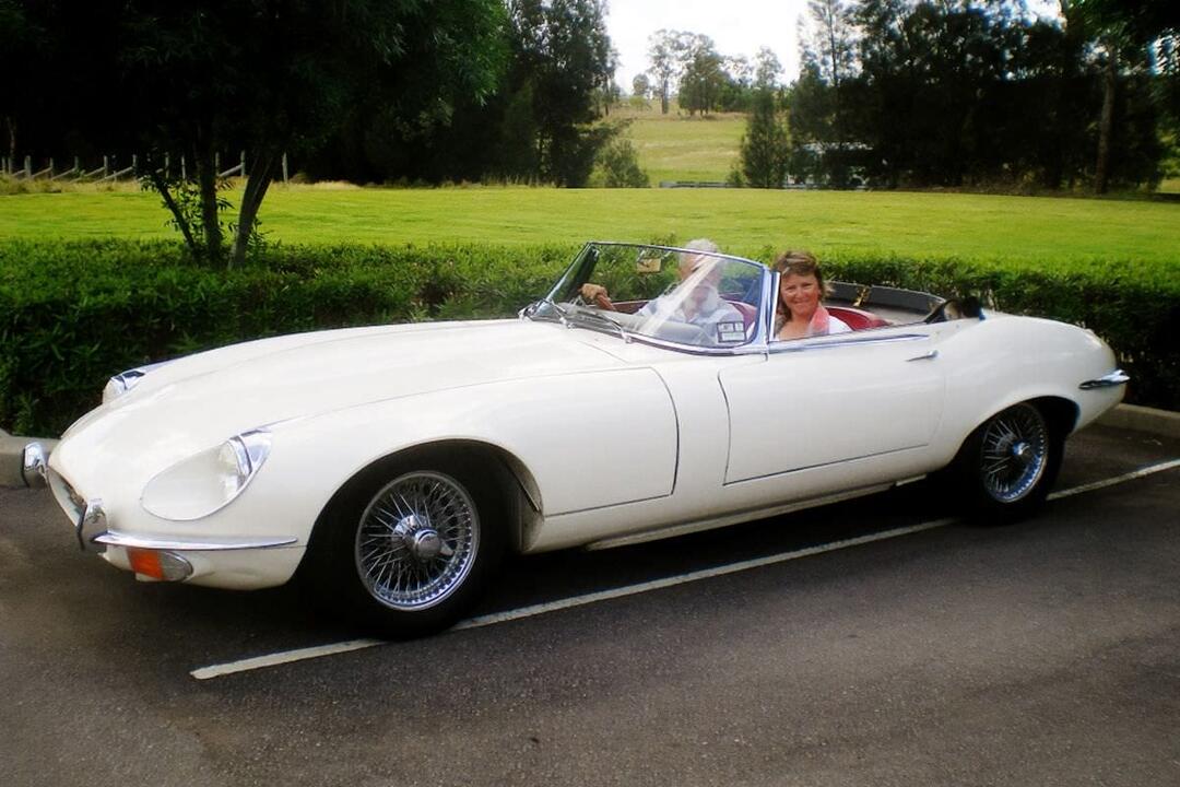 Jaguar E Type Convertible Hire for the Day Surry Hills NSW