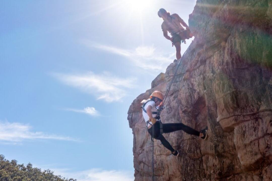 Rock Climb and Abseil at Morialta Adelaide SA