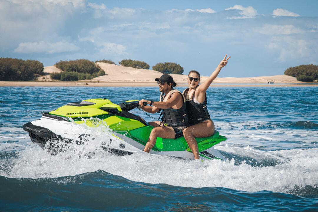Paired Parasailing and Hour-Long Jet Ski Safari Main Beach QLD