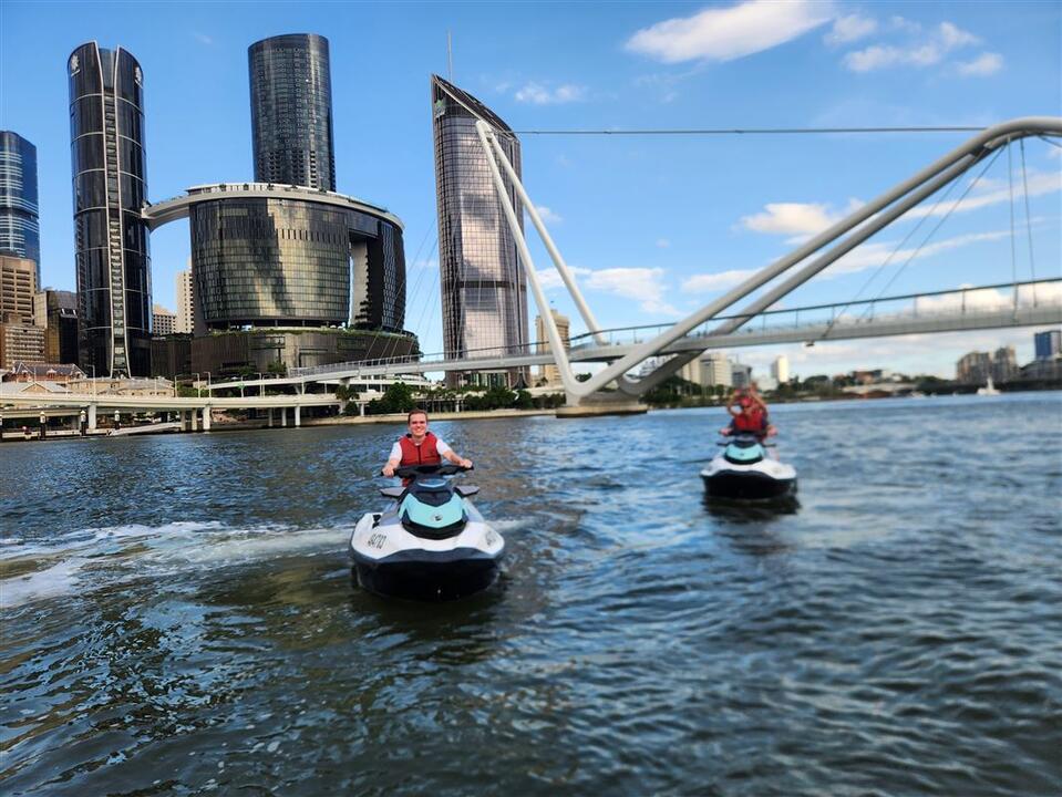 Thrilling Brisbane Jet Ski Voyage - Gift Voucher or Instant Booking - Brisbane River QLD