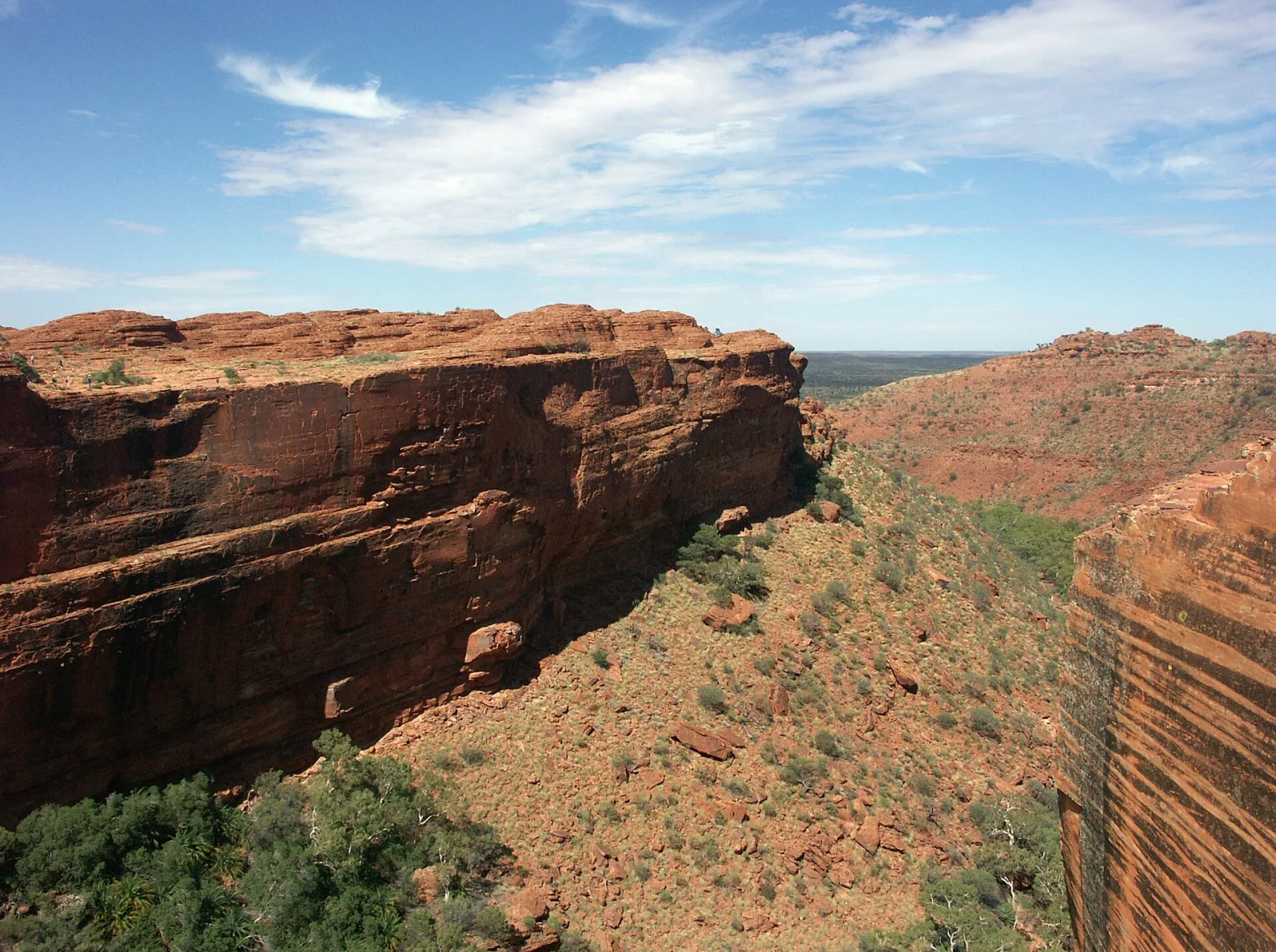 Overview of Kings Canyon from the Rim Walk.