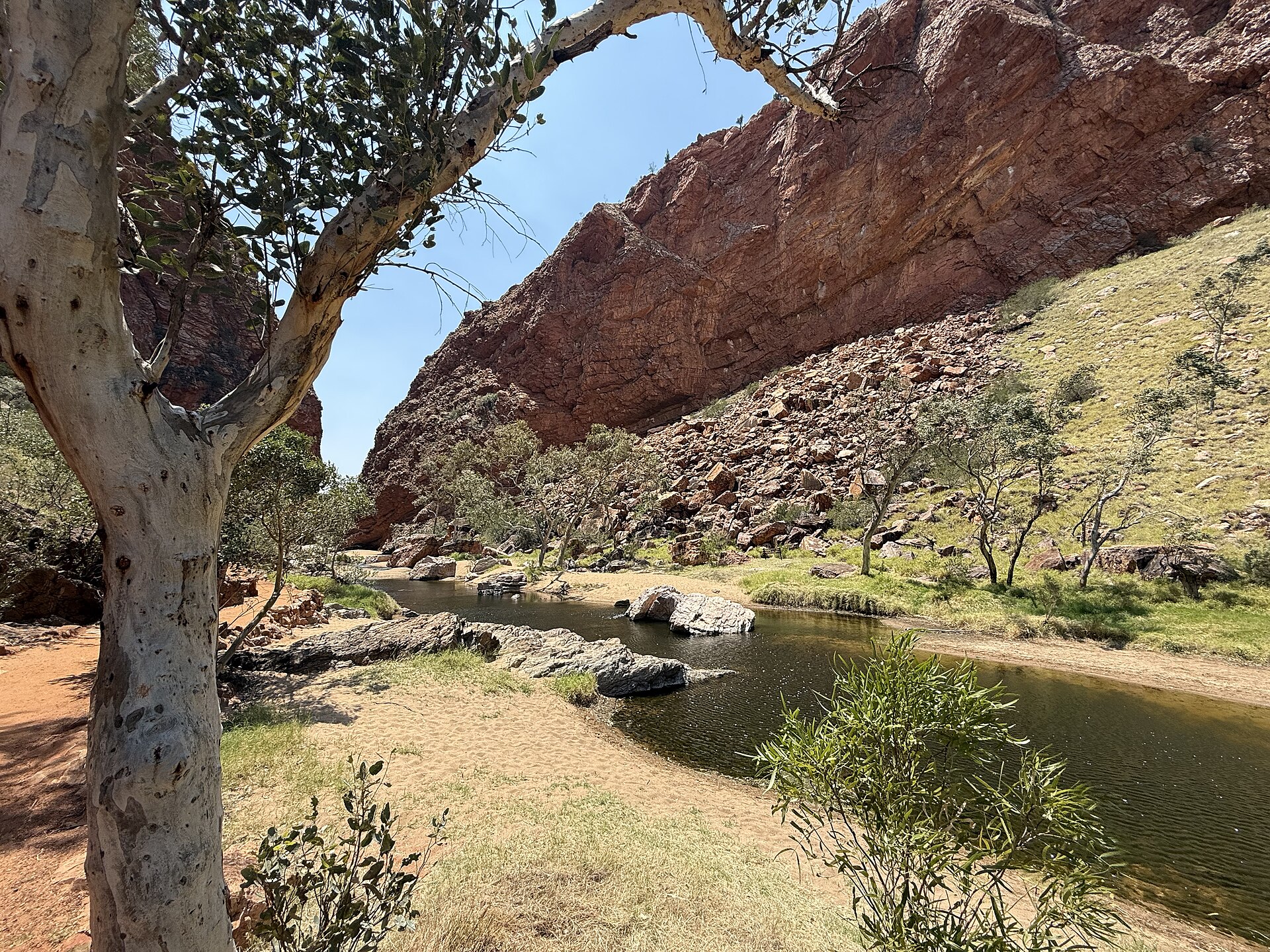 Simpsons Gap in the West MacDonnell National Park