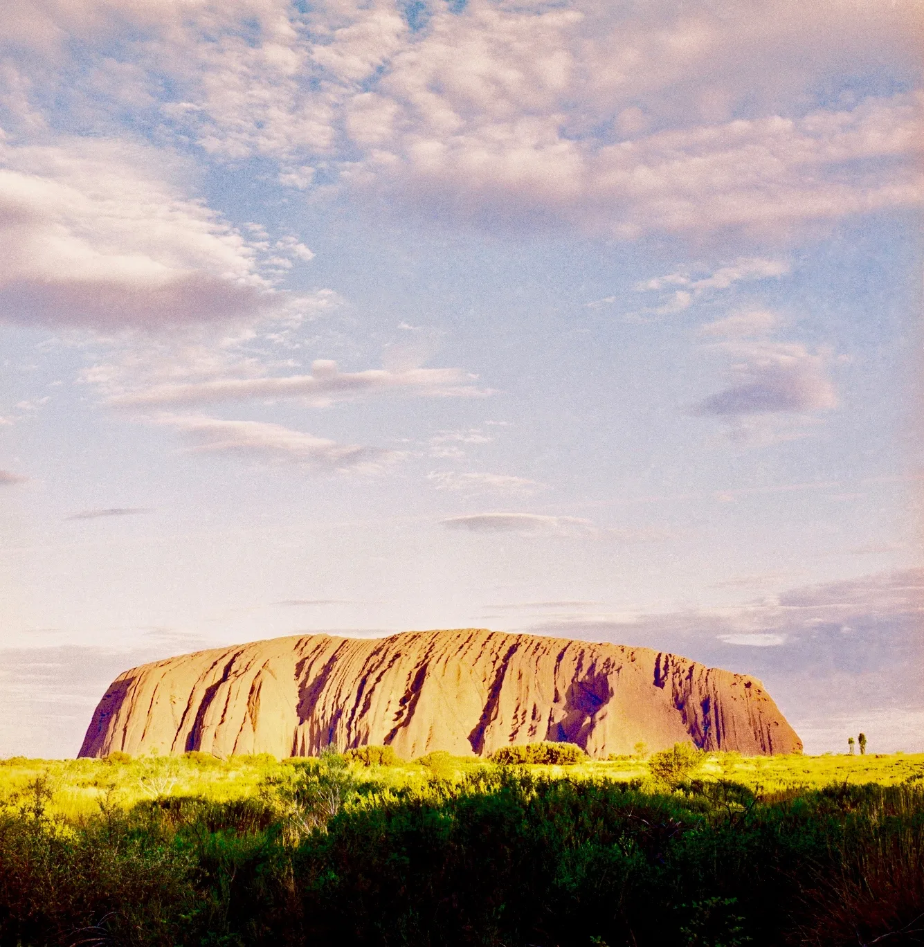 Uluru, or Ayers Rock, is a massive sandstone monolith in the heart of the Northern Territory’s arid "Red Centre". The nearest large town is Alice Springs, 450km away. Uluru is sacred to indigenous Australians and is thought to have started forming around 550 million years ago. It’s within Uluru-Kata Tjuta National Park, which also includes the 36 red-rock domes of the Kata Tjuta (colloquially “The Olgas”) formation.